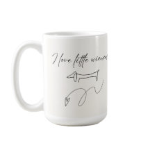 Mignonne J'Aime La Mug Des Petits Wieners