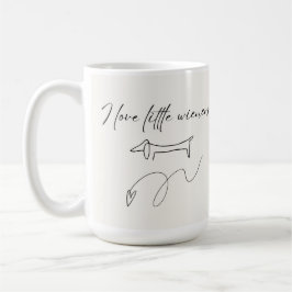 Mignonne J'Aime La Mug Des Petits Wieners