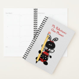 Mignonne Lady Bug enseignant planificateur quotidi