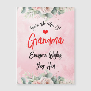 Mignonne Maman Fête des mères Lovely Grandma Carte