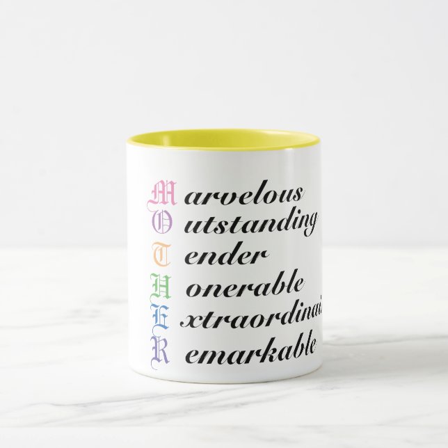 Mignonne Mère Mère Mug - Sweet Mothers Day Cadeau! (Centre)