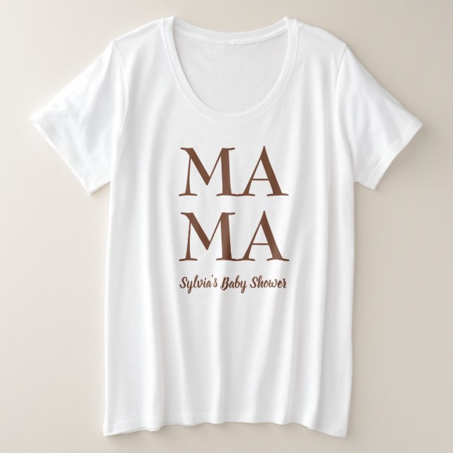 Mignonne mère pour être un t-shirt femme baby show (Design devant)