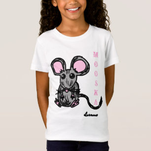 Mignonne Mooska Souris Filles Bébé Poupée T-shirt