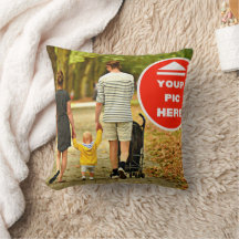 Mignonne ! Oreiller à lancer - Personnalisé - 16 p