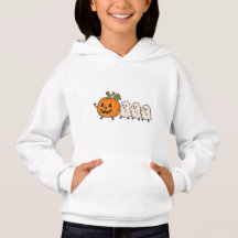 Mignonne Parade de Fantômes Enfants Sweat à Capuch