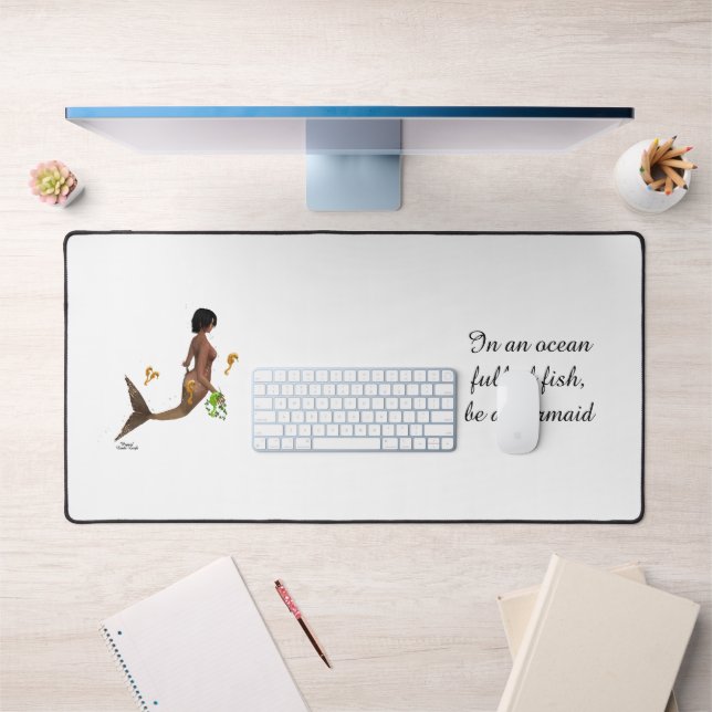 Mignonne Sirène Avec Mat De Bureau De Seahors (Bureau 1)