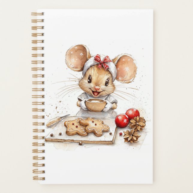 Mignonne souris Chef Noël (Devant)