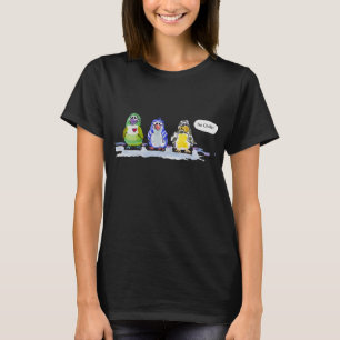 Mignonne T-shirt Chillin Pingons en Carton