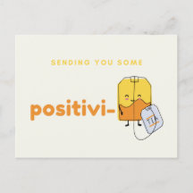 Mignonne Vous Envoyer Une Carte Postale Positivi-T