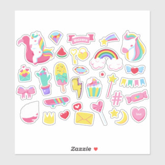 Mignons Conception Bundle Unicorn Girls Stickers F