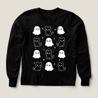 Mignons fantômes d'Halloween Chatons Kawaii