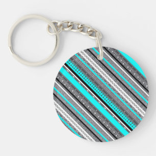 Mignons motifs aztèques gris aqua