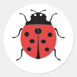 Mignons petits autocollants de coccinelle !