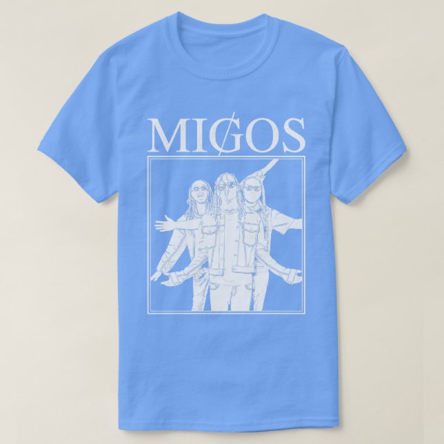 Migos Hip Hop White T-Shirt (Design vorne)