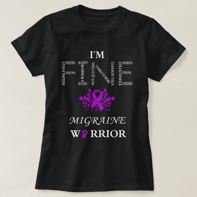 migraine T-shirt guerrier (Design devant)