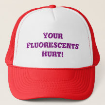Migraine - votre Fluorescents blessé - casquette