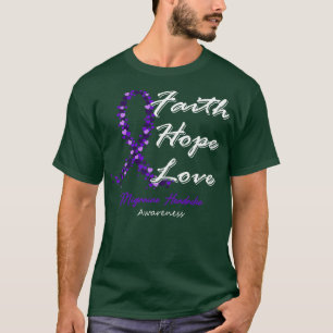 Migräne Kopfschmerzen Bewusstsein Glaube Hoffnung T-Shirt