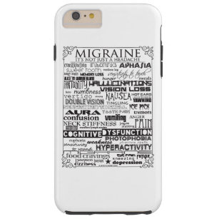 Migräne-Symptom-intelligenter Telefon-Kasten Tough iPhone 6 Plus Hülle
