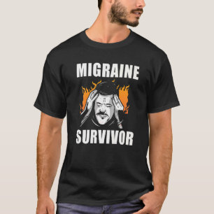 Migräne Überlebender Migräne Krieger Monat des Bew T-Shirt