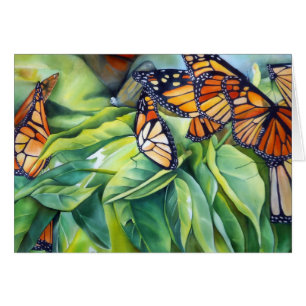 Migration de la lumière de matin de monarque