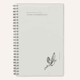 Migratory Swallow- Naturalist Menagerie Archive  Notizbuch