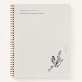 Migratory Swallow- Naturalist Menagerie Archive  Notizbuch
