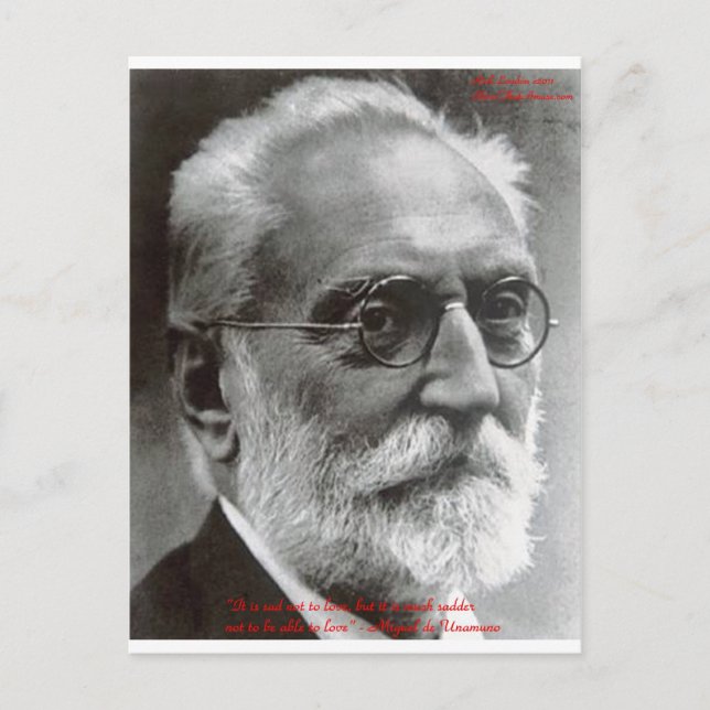 Miguel de Unamuno kann Geschenke und Karten für Li (Vorderseite)