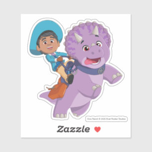 Miguel und Tango Dino Ranch Aufkleber