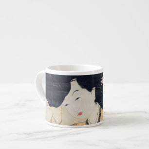 Miindo Portrait eines 미 인 koreanischen Kunstwerks Espressotasse