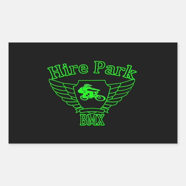 Miire Park BMX Rectangle Stickers (Vorderseite)