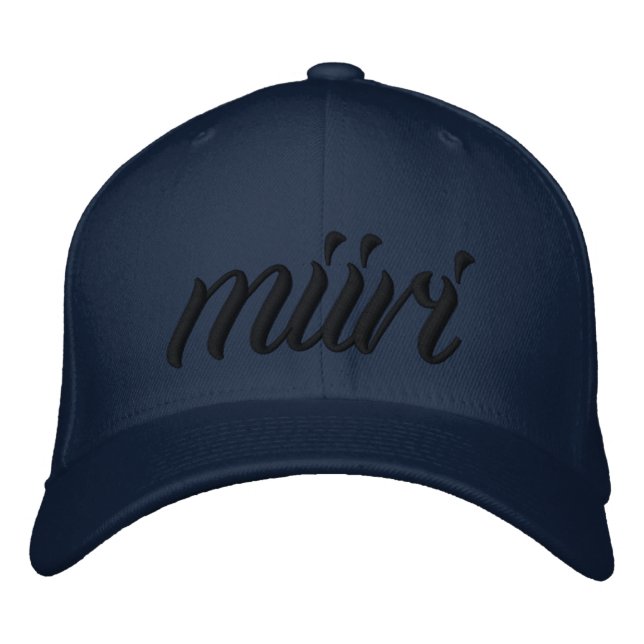 MIIRI bestickte Mütze Baseballkappe (Vorderseite)