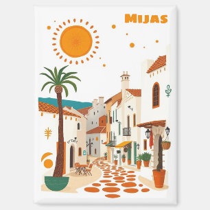 Mijas spain Urlaub Mediterranes Souvenir Magnet