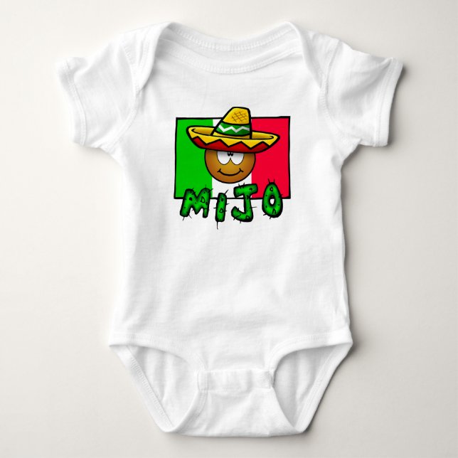 Mijo - Niedliches kleines mexikanisches Kind mit S Baby Strampler (Vorderseite)