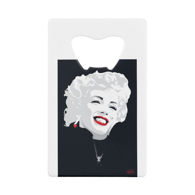 MIK05BW Miki Marilyn.tif Geldbeutel Flaschenöffner (Vorderseite)