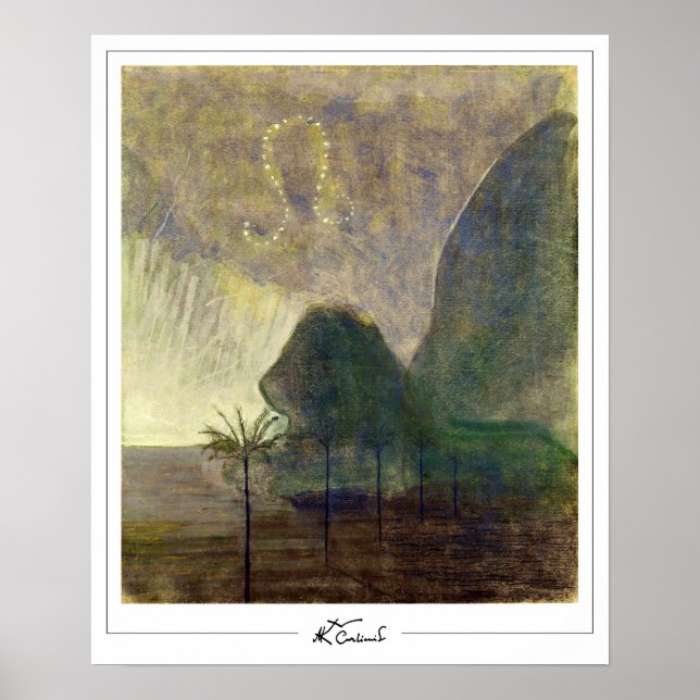 Mikalojus Konstantinas Ciurlionis Zedign Art Post. Poster (Vorne)