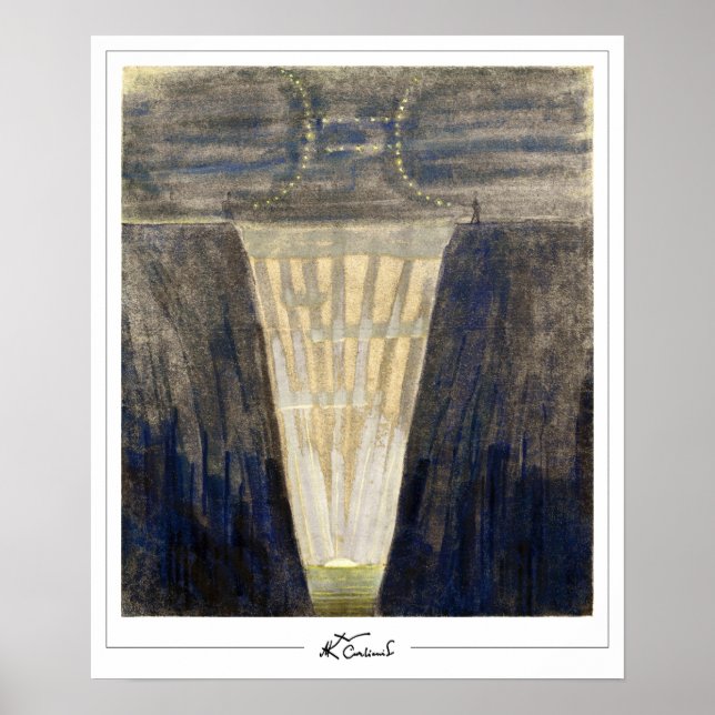 Mikalojus Konstantinas Ciurlionis Zedign Art Post. Poster (Vorne)