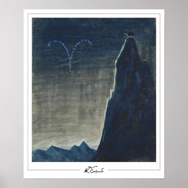 Mikalojus Konstantinas Ciurlionis Zedign Art Post. Poster (Vorne)