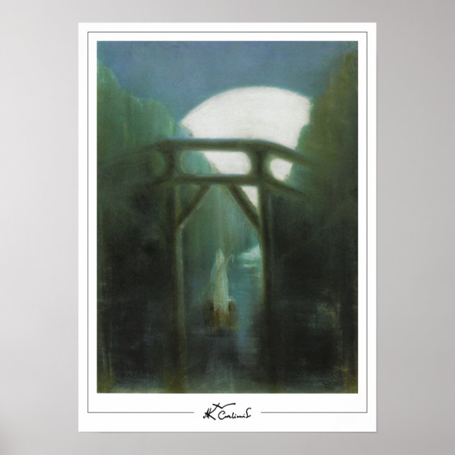 Mikalojus Konstantinas Ciurlionis Zedign Art Post. Poster (Vorne)