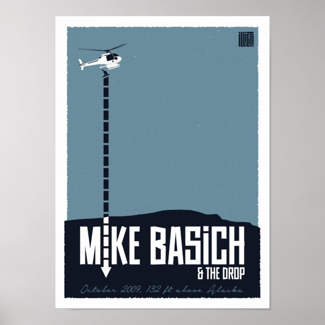 Mike Basich Heli Drop Poster (Vorne)