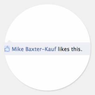Mike Baxter-Asche mag diese Aufkleber