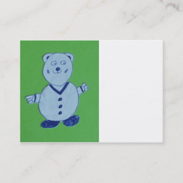 Mike Chubby Visitenkarten, 8,9 cm x 6,4 cm Visitenkarte (Vorderseite)