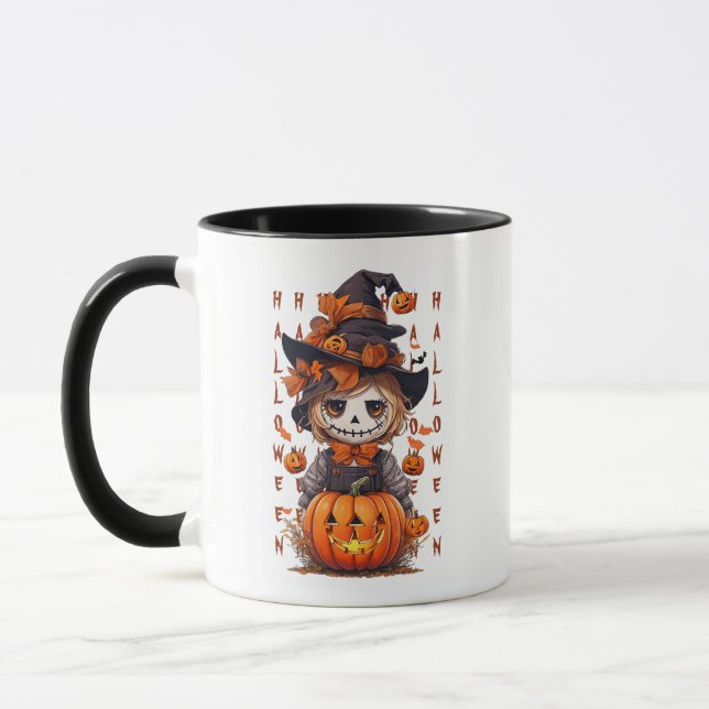 Mike, die Halloween-Scarecrow Tasse (Links)
