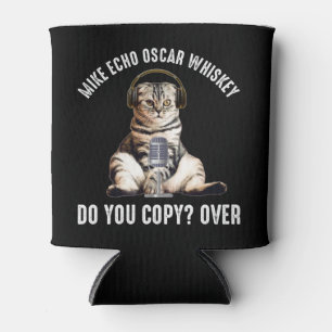 Mike Echo Oscar Whiskey Ham Radio Cat Dosenkühler