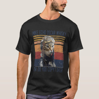 Mike Echo Oscar Whisky Wie kopiert man die Piloten T-Shirt