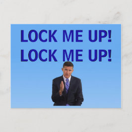 Mike Flynn, russische Besatzung Postkarte