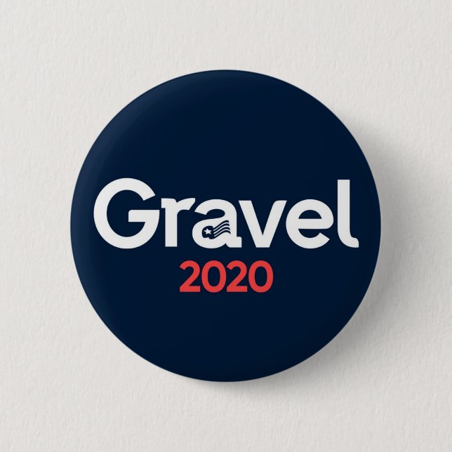 Mike Gravel: Antikriegskandidat Button (Vorderseite)