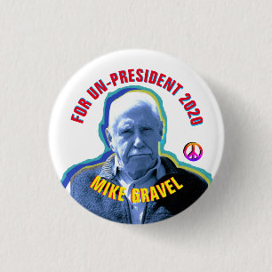 Mike Gravel für UNO-Präsident 2020 Button