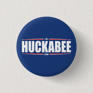 Mike Huckabee 2016 (Sterne u. Streifen - Blau) Button