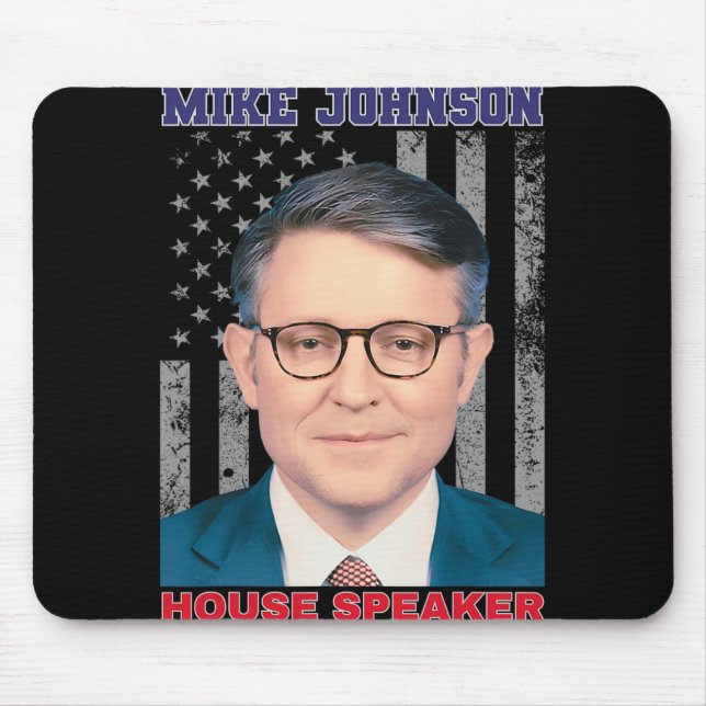 Mike Johnson New House Speaker American Usa Flag P Mousepad (Vorne)