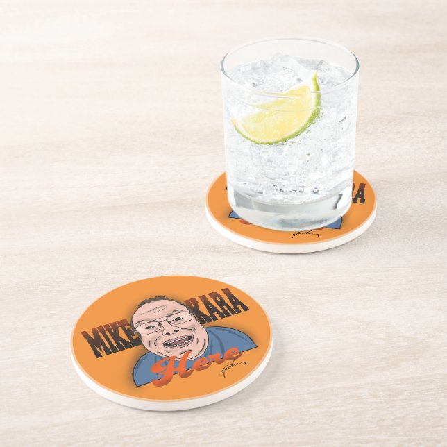 Mike Kara Dessous de verre ici (Côté)